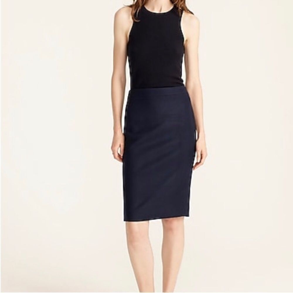 Banana Republic Navy Blue Skirt Sz 4